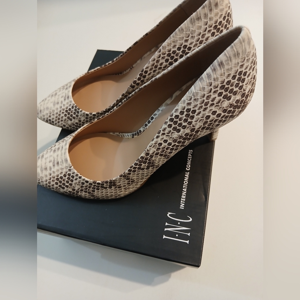 Snakeskin Pumps by INC